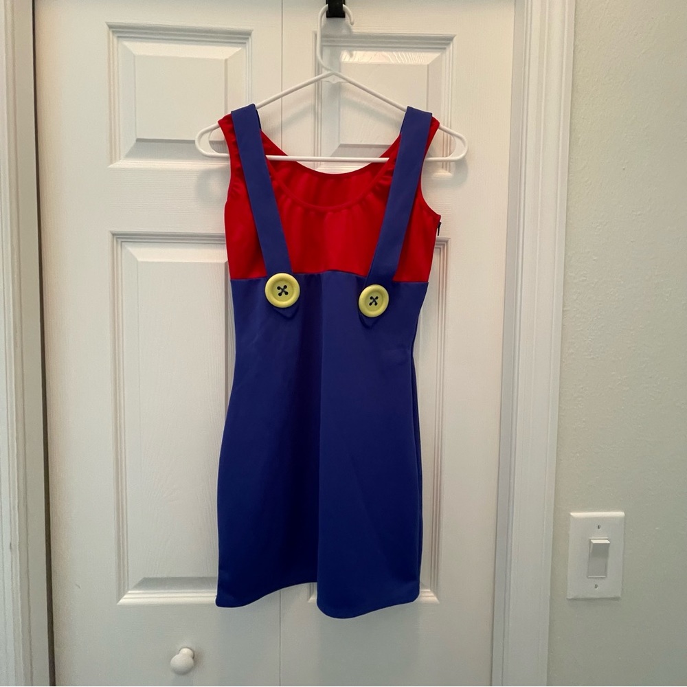 Women’s Mario Costume Dress Size S
